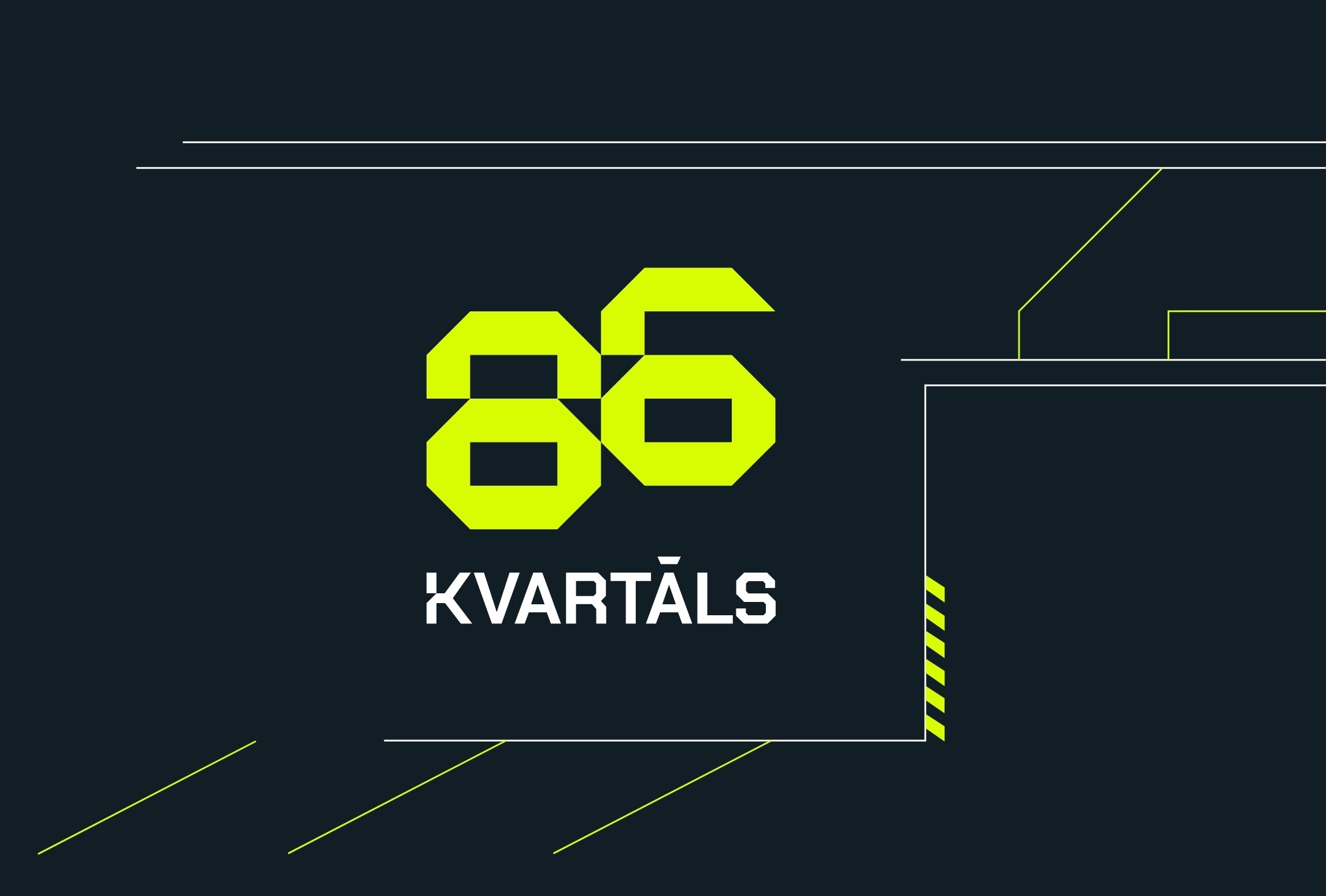 Park 86 logo un vizuālā identitātes izstrāde