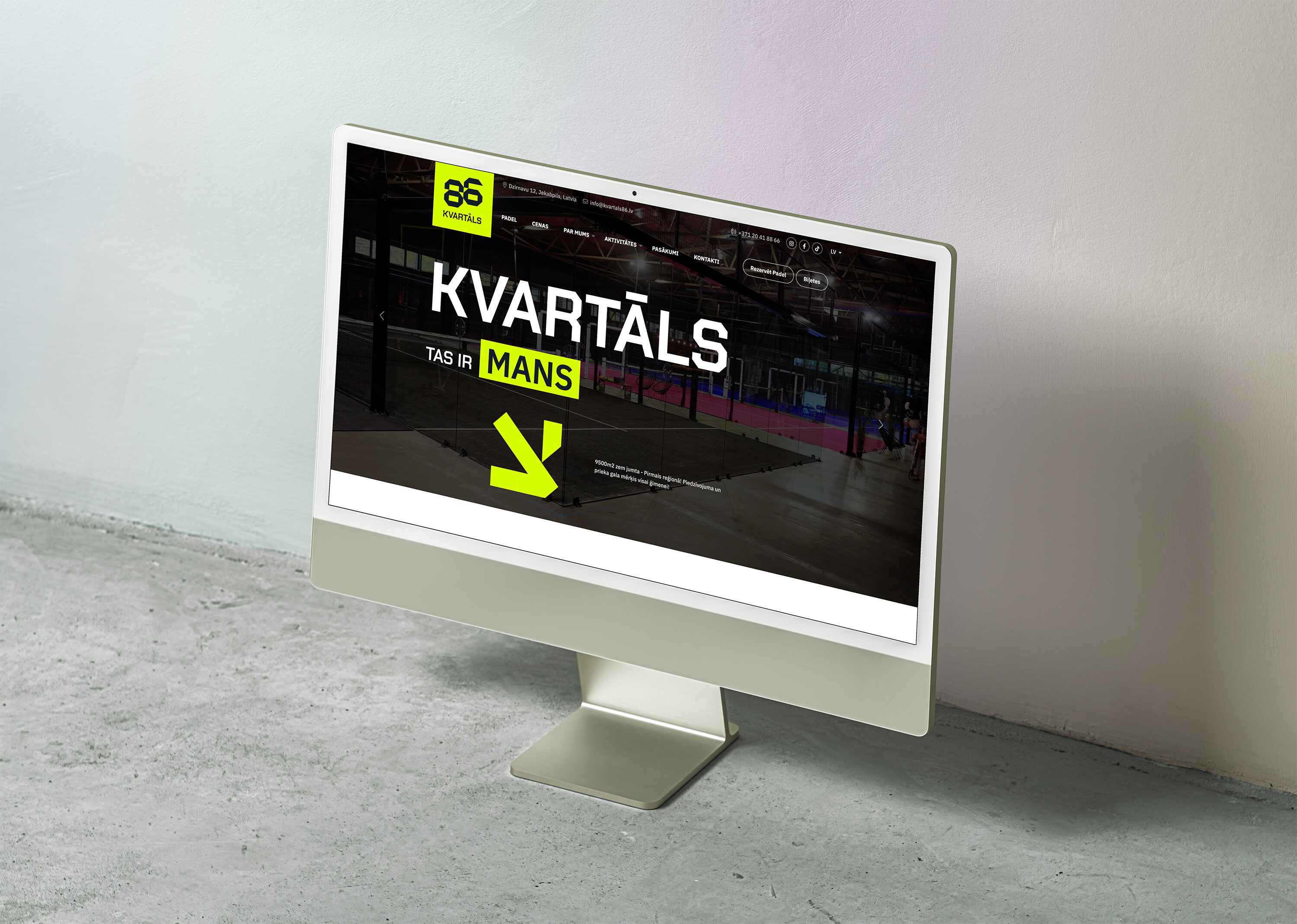 Park 86 logo un vizuālā identitātes izstrāde