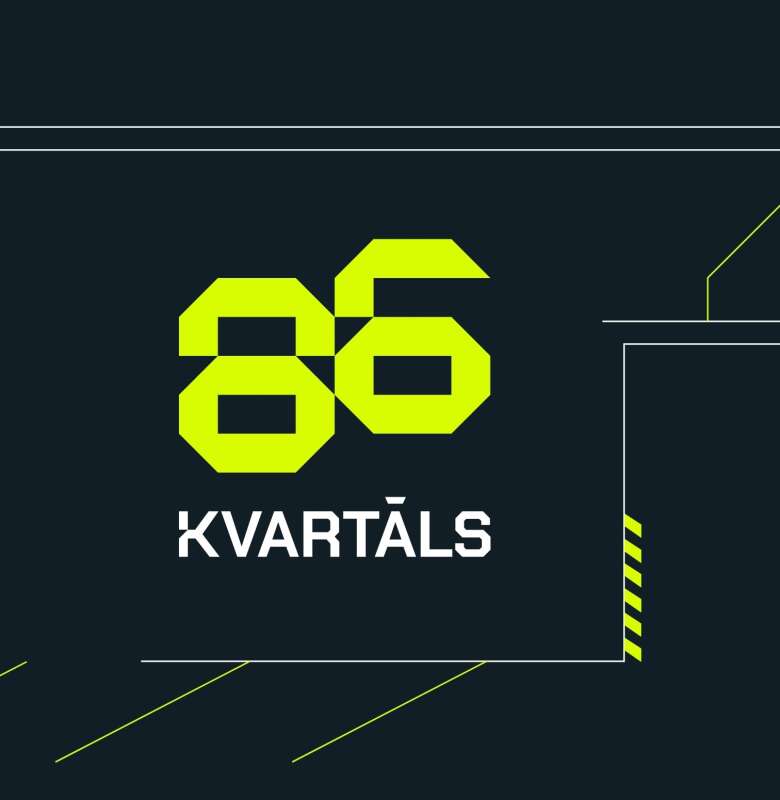 Park 86 logo un vizuālā identitātes izstrāde